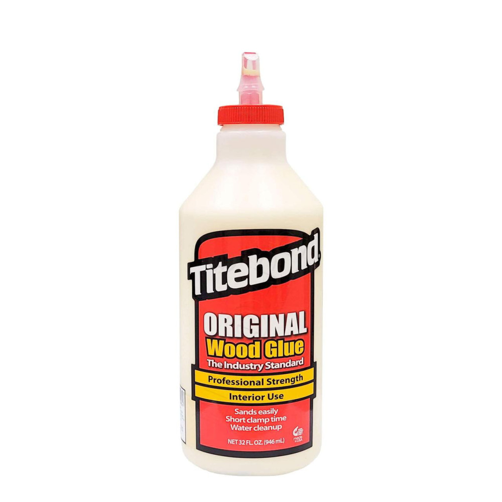 Столярний ПВА клей для дерева Titebond Original Wood Glue D2, медово-кремовий, 946 мл