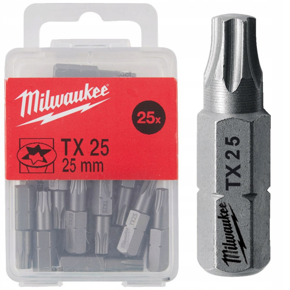 Насадка Milwaukee TX25 25 мм (25 шт.)