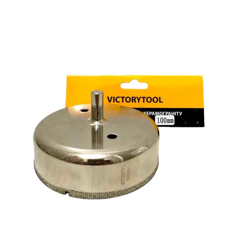 Алмазна коронка VICTORYTOOL 100 мм, під дриль