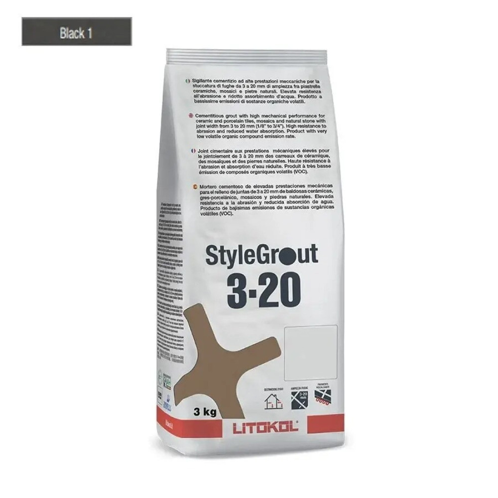 Цементна фуга StyleGrout 3-20 (Silver 3) 3 кг