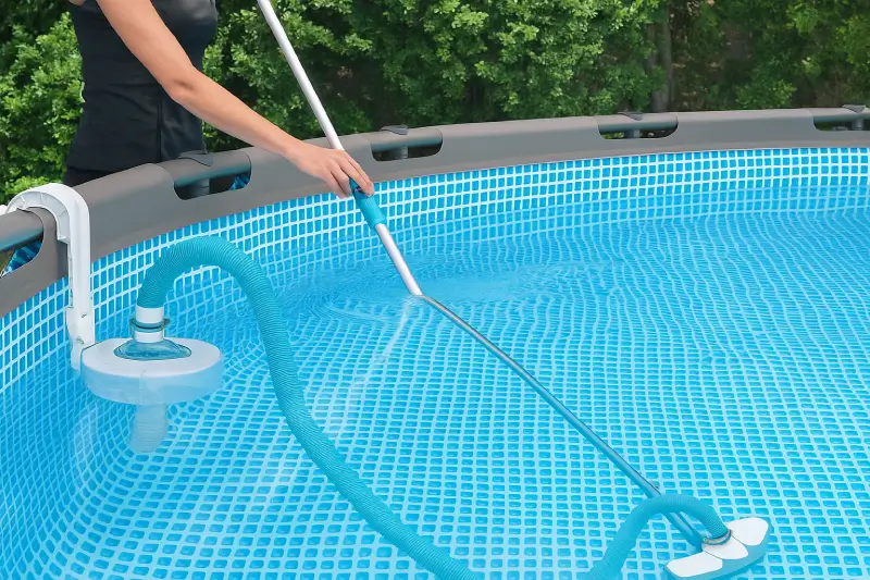 Как сохранить воду в бассейне прозрачной и безопасной без хлора