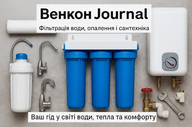 Венкон Journal — експертне джерело про воду, сантехніку та опалення