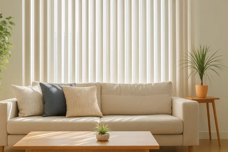 Вертикальні жалюзі у сучасному інтер'єрі — тренди 2025 року