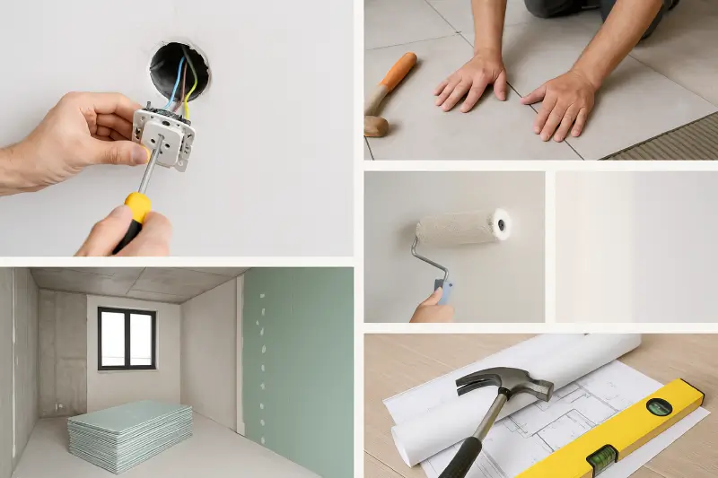 Основні етапи ремонту квартири