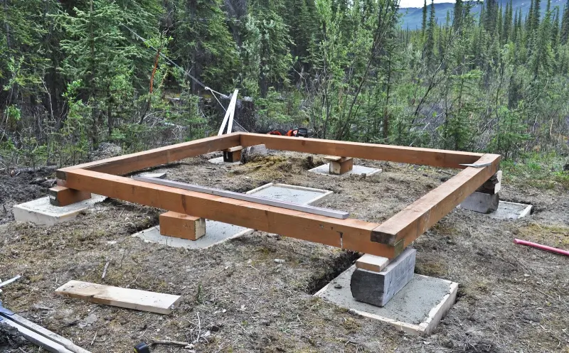 Фундамент для побудови бані