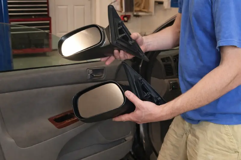Как заменить боковое зеркало заднего вида самостоятельно?