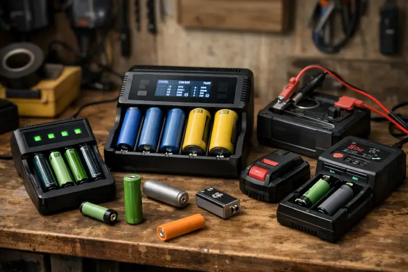 Універсальні рішення для різних батарей: від компактних Liitokala до преміум-зарядок Універсальні рішення для різних батарей: від компактних Liitokala до преміум-зарядок