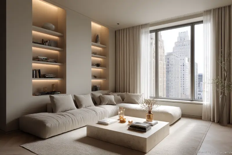 Тихая роскошь в обычной квартире: премиальность без золота Тихая роскошь в обычной квартире: премиальность без золота