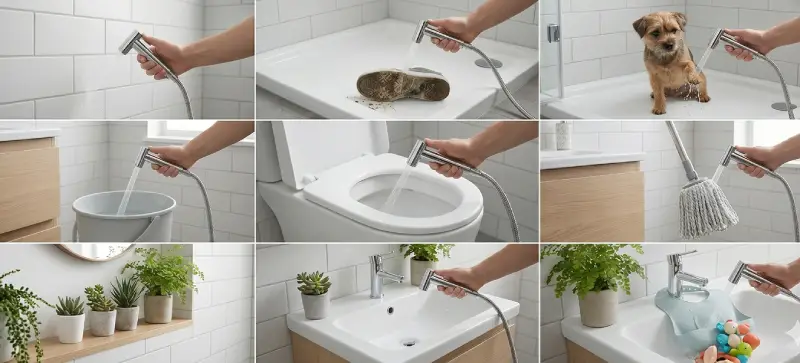 Не тільки для гігієни: 10 способів використання гігієнічного душу в побуті
