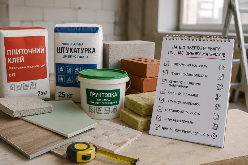 Са що звертати увагу під час вибору