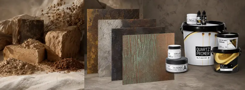 Декоративні покриття Elf Decor: матеріал, фактура і техніка